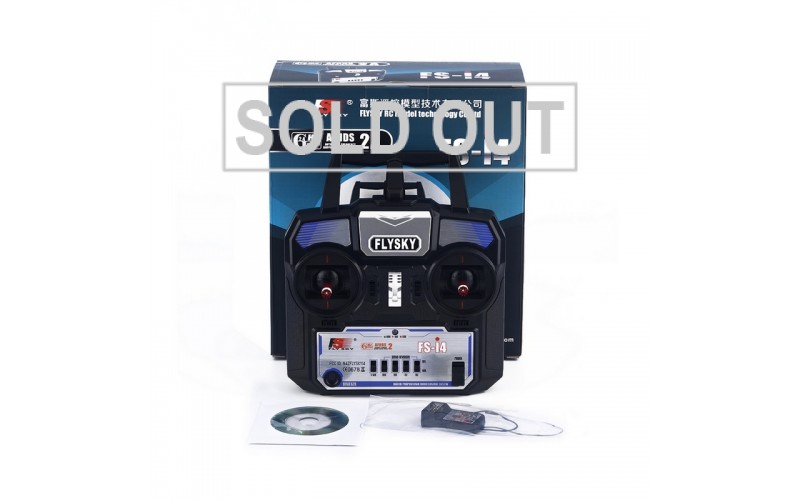 Flysky FS-i4 2.4G 4CH Radio RC Transmitter with FS-A6 Receiver